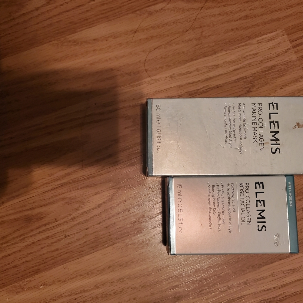 NEW Elemis collagen mask and face oil